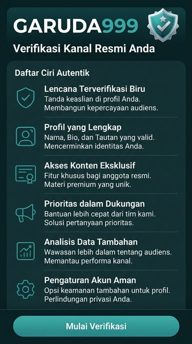 Halaman Resmi Garuda999 untuk Unduh APK dan Info